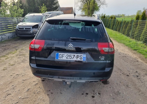 Citroen C5 cena 28900 przebieg: 123000, rok produkcji 2016 z Lędziny małe 79